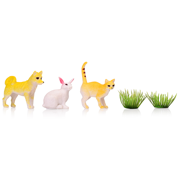 Набор животных HJ660-A17 "Домашнее хозяйство" в пакете