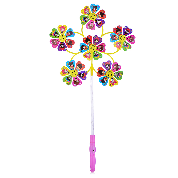 Ветерок 00-5897 "Смайлик" 9*30*57см., светящийся, в пакете