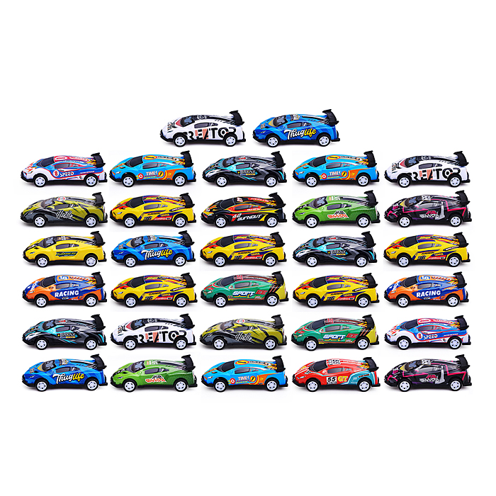 Набор машин KZ957-073 "Крутой заезд" металл, в коробке