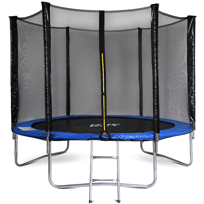 Батут ROCKET, d=244, внешняя сетка высотой 160 см., общая высота 225 см, синий