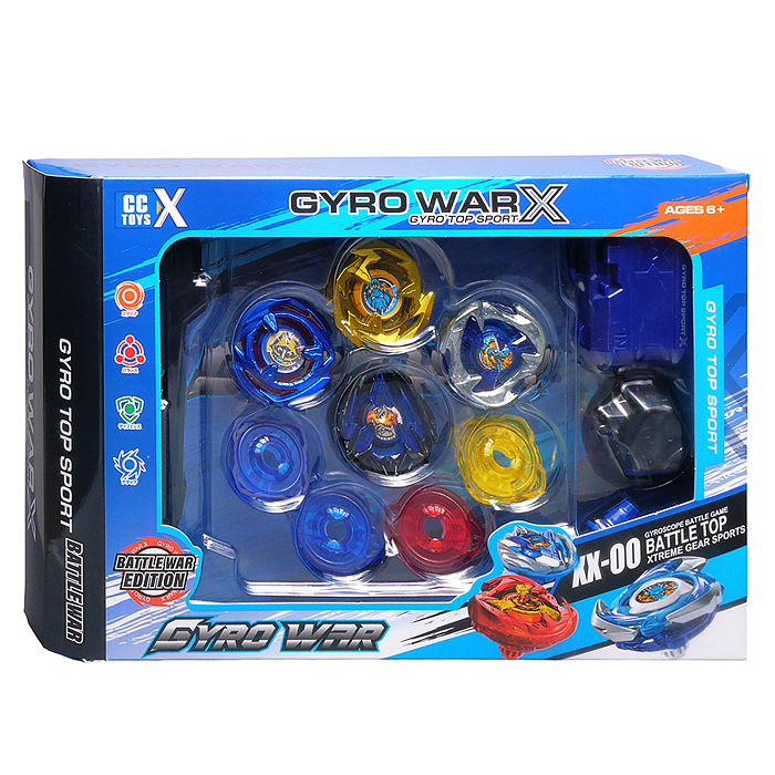 Набор запускалок F758B "Вращающийся мир" в коробке 