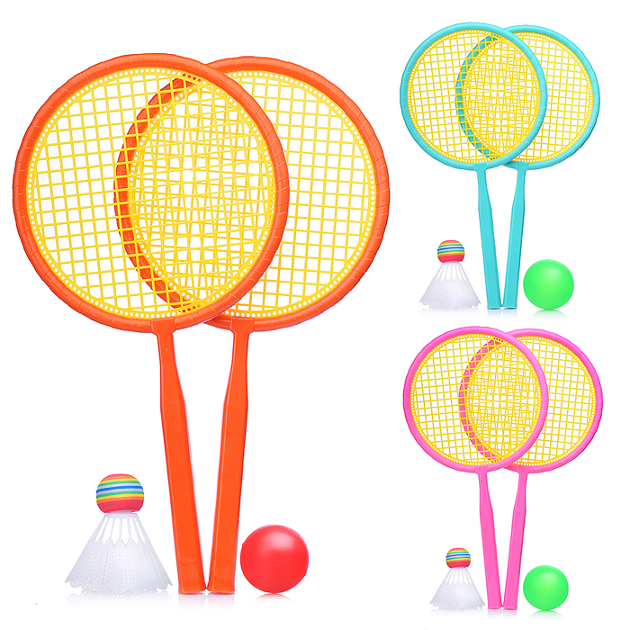 Набор игровых ракеток 00-5742 (2 ракетки, волан, мяч) Набор игровых ракеток 00-5742 (2 ракетки, волан, мяч)