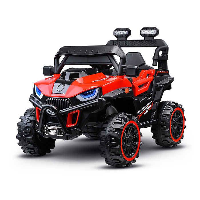 Электромобиль U014087Y "Багги" с р/у управлением, четырехколесный (красный)