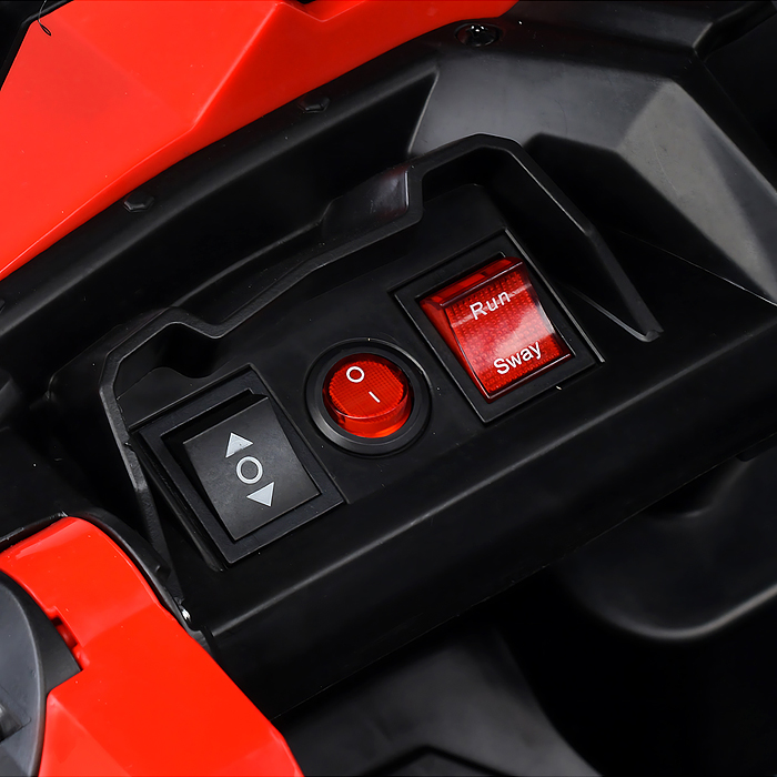 Электромобиль U014087Y "Багги" с р/у управлением, четырехколесный (красный)