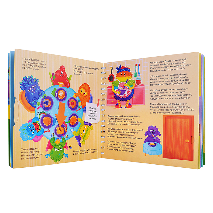 Книга на пружине "Что такое время"