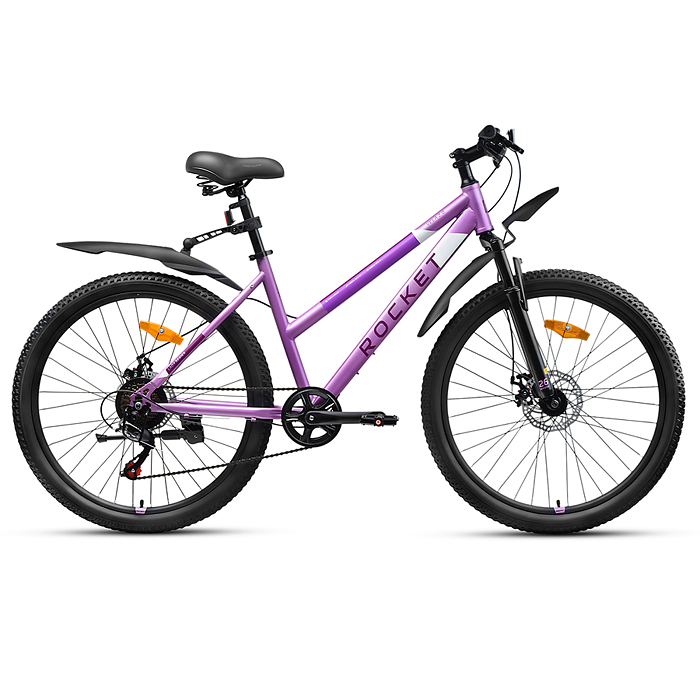 Велосипед 26" Rocket Vela 2.0, цвет фиолетовый, размер 17"