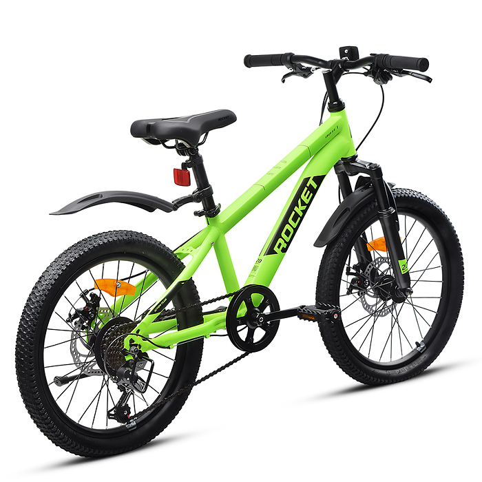 Велосипед 20" Rocket Crux 3.0 , цвет зеленый, размер 11"