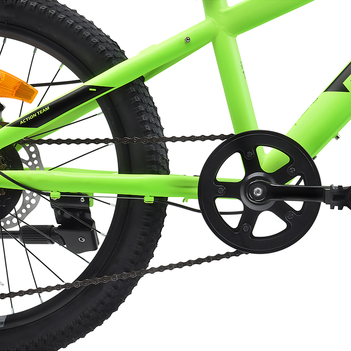 Велосипед 20" Rocket Crux 3.0 , цвет зеленый, размер 11"