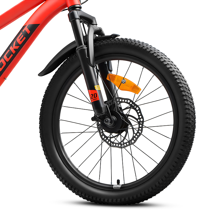 Велосипед 20" Rocket Crux 4.0 , цвет красный, размер 11"