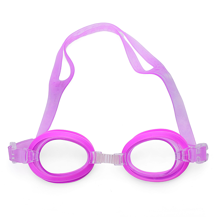 Очки для плавания 00-4074 цветные, в ассортименте, в пакете