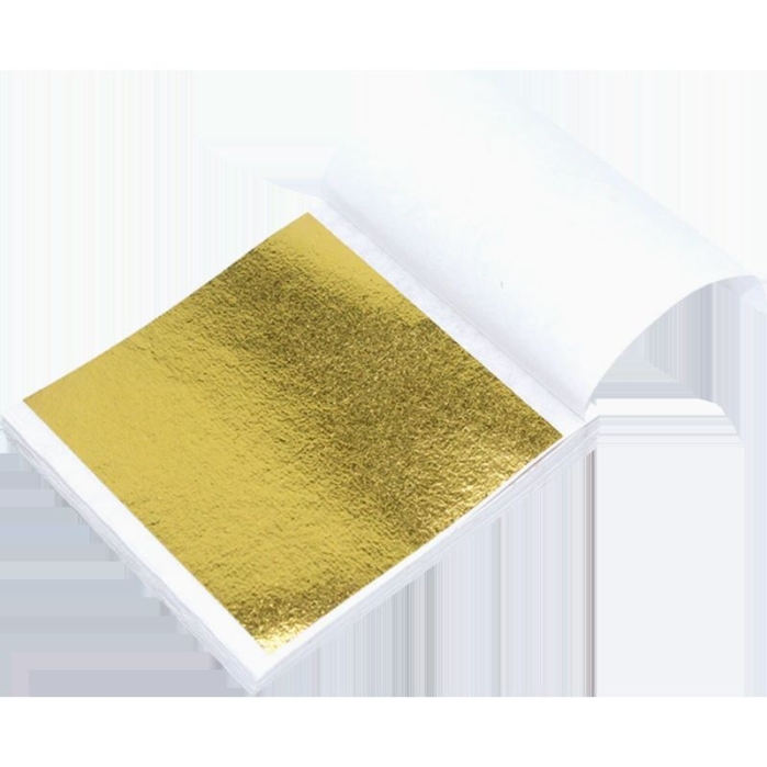 Поталь листовая "Hobby Creative" А7 (80x85 мм) 100 л, плотность бумаги для основы 55 г/м²,