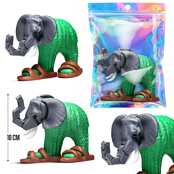 Игрушка-антистресс 00-7181 "Слон-кактус"