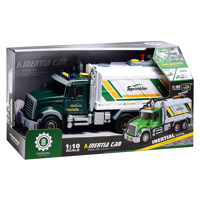 Машина ZH811-10 "Городской санитар" на батарейках, в коробке