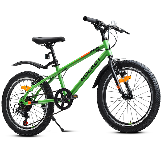 Велосипед 20" Rocket Crux 1.0 , цвет зеленый, размер 11"