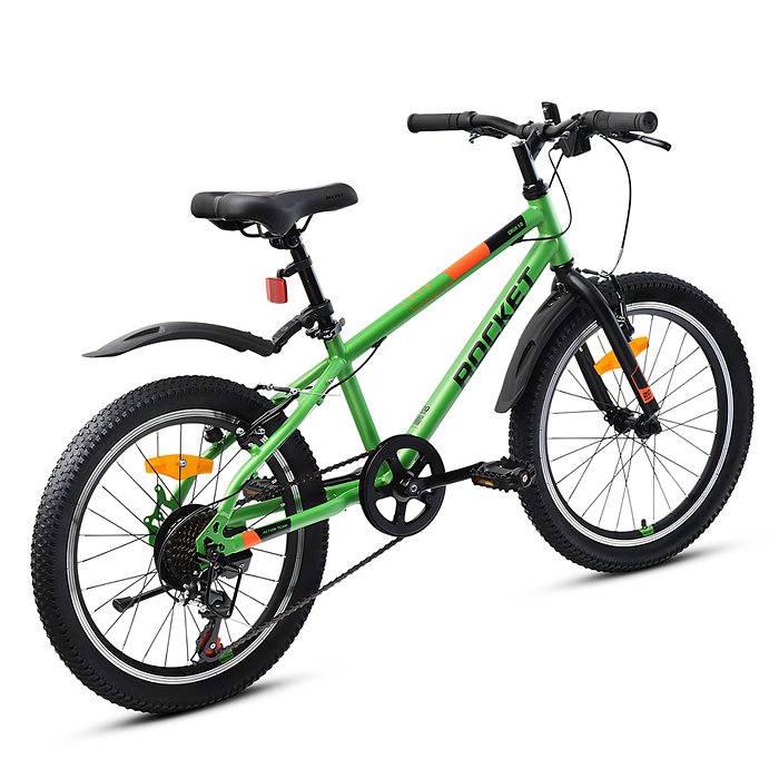 Велосипед 20" Rocket Crux 1.0 , цвет зеленый, размер 11"