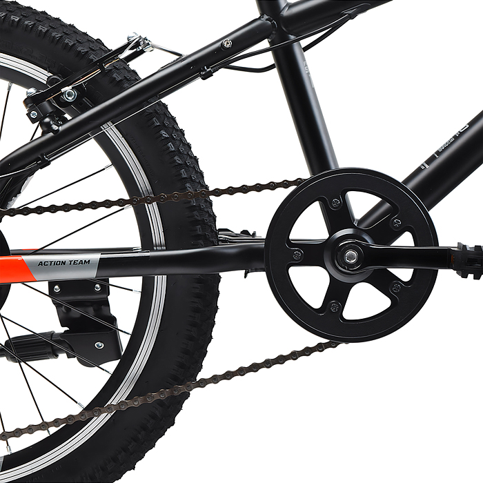 Велосипед 20" Rocket Crux 1.0 , цвет черный, размер 11"