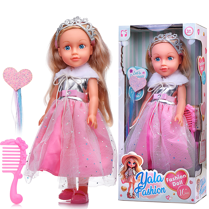 Кукла с аксессуарами YL2540D-C "Елизавета" в коробке