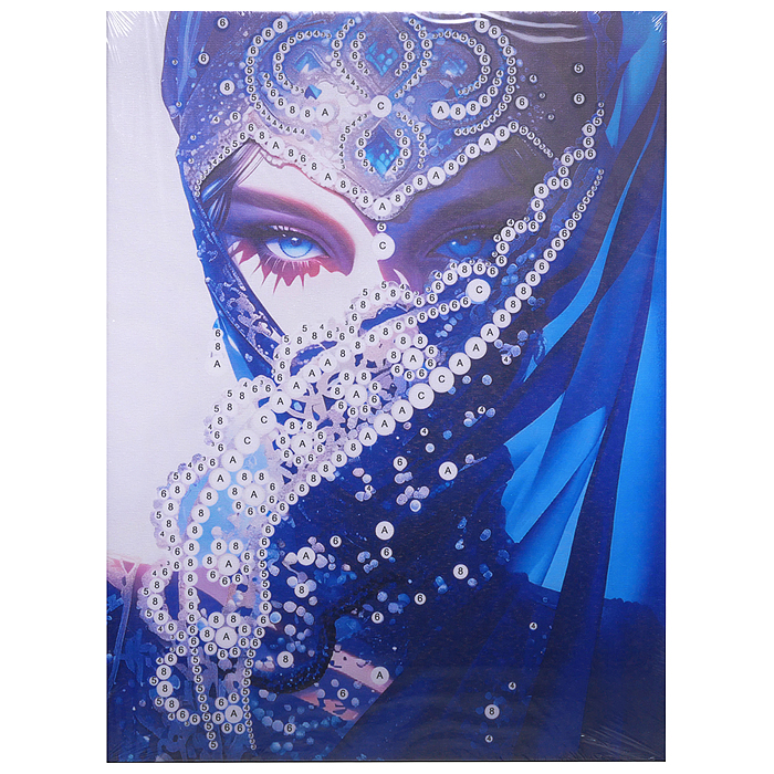 Мозаика алмазная MKX-39 "Восточная красавица" 30*40 см.