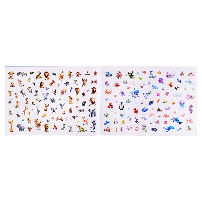 Фото к товару Животные. 500 наклеек Животные. 500 наклеек