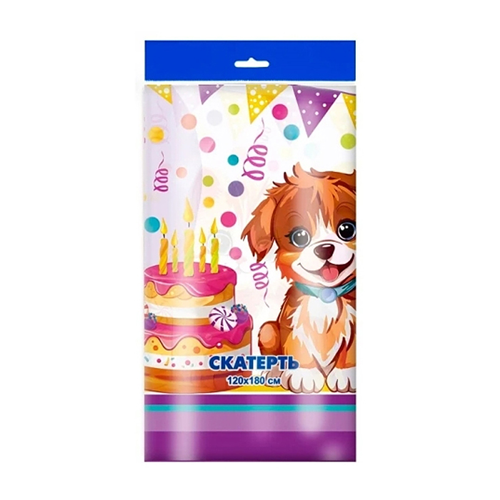 Скатерть для пикника "Пушистики" 120х180, 35мкм, ПВД