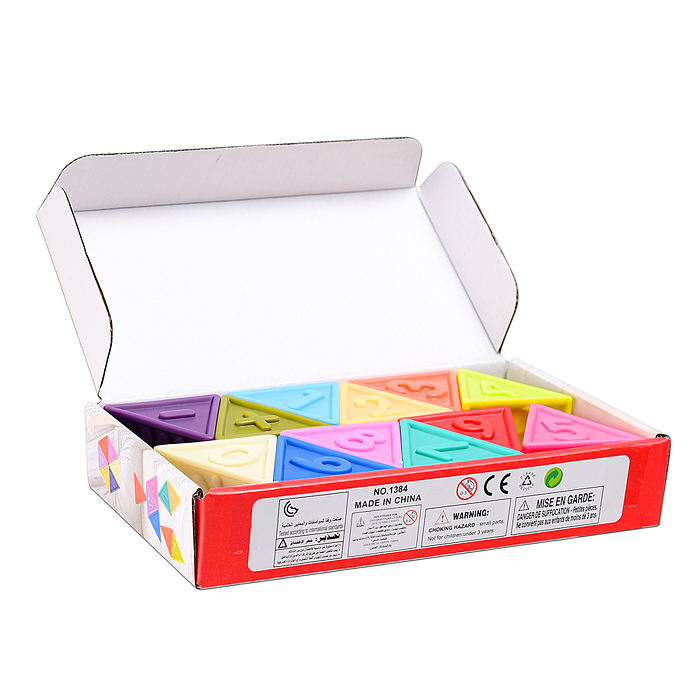 Конструктор 1384 "Строительные блоки" в коробке