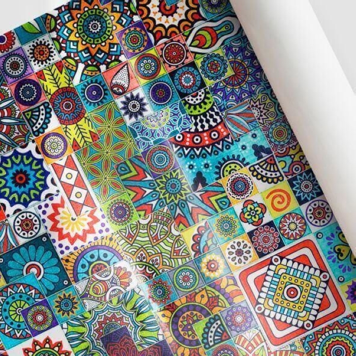 Бумага металлизированная 68,5см.х1м, в ассортименте