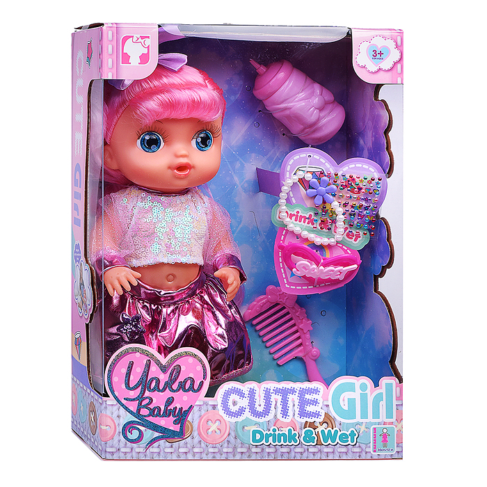 Кукла с аксессуарами YL2530K-D "Наташенька" в коробке