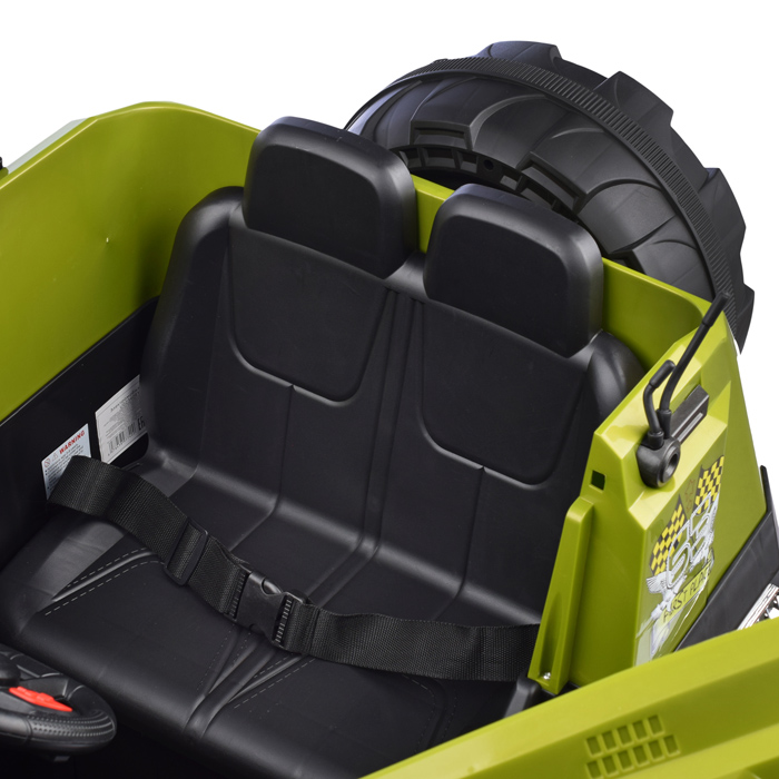 Электромобиль U023409Y "Стайер" на аккумуляторе, с р/у управлением, в коробке (зеленый)