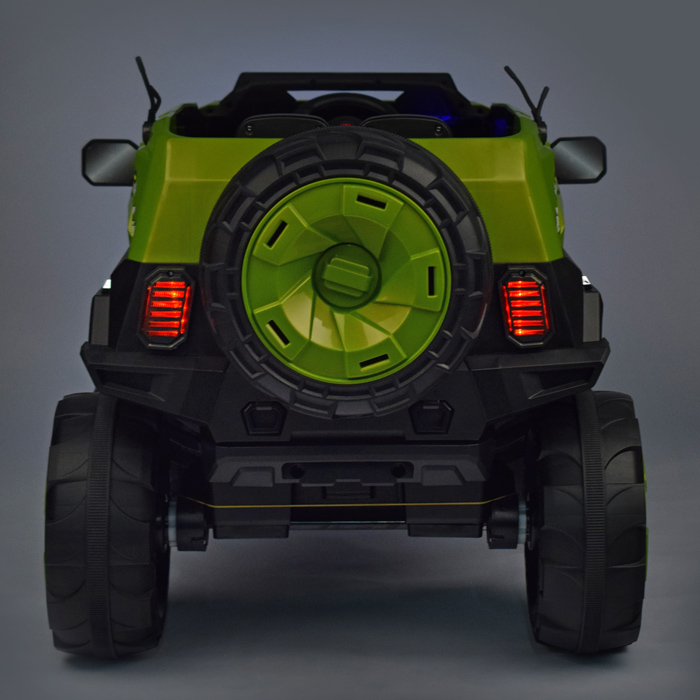Электромобиль U023409Y "Стайер" на аккумуляторе, с р/у управлением, в коробке (зеленый)
