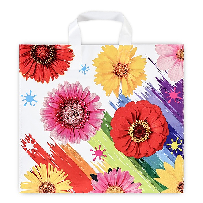 Пакет ПЭ с петлевой ручкой 38х34+3см (70) (Яркость весны)