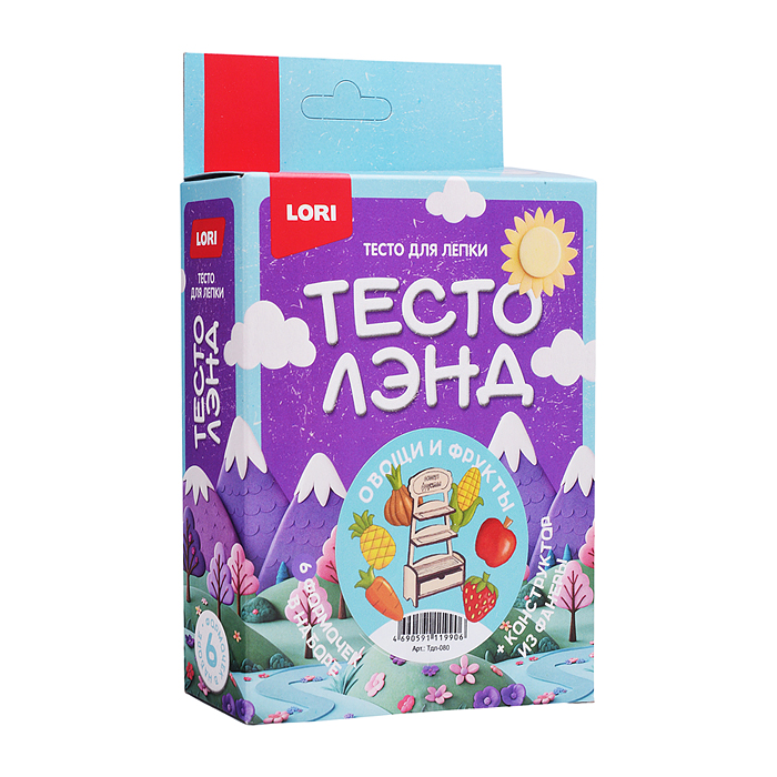 Тесто для лепки. Тематический набор "Овощи, фрукты"