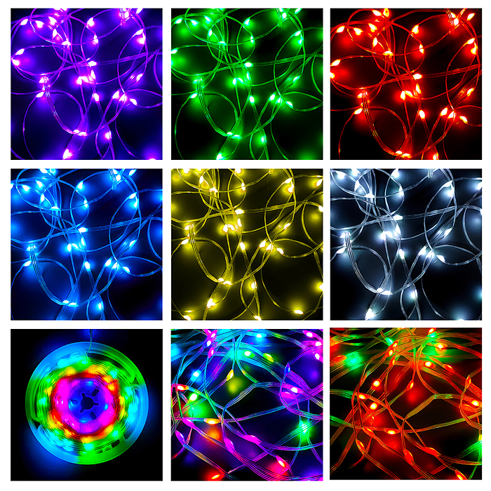 Электрогирлянда 10м, пульт