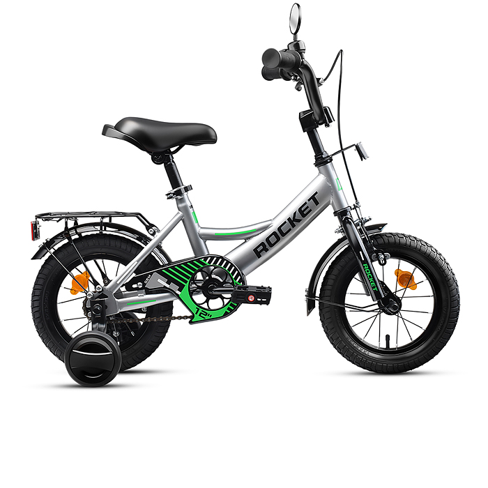 Велосипед 12" Rocket Gem, цвет серый