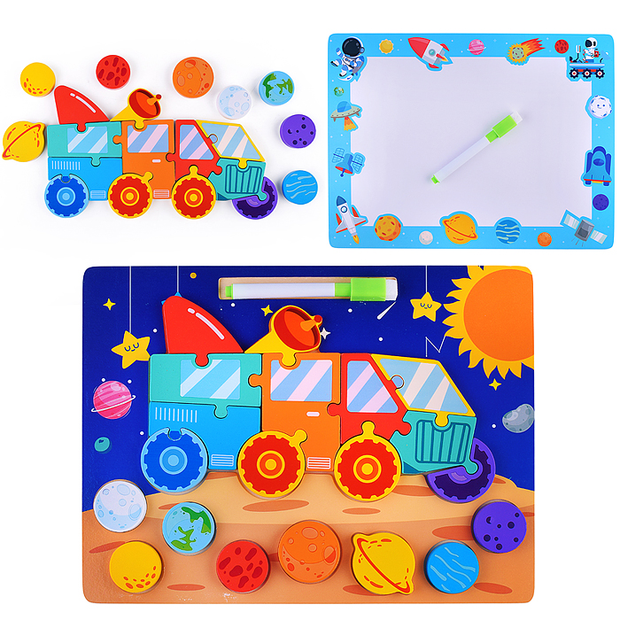 Пазл-вкладыш D2251 "Космо-мобиль"