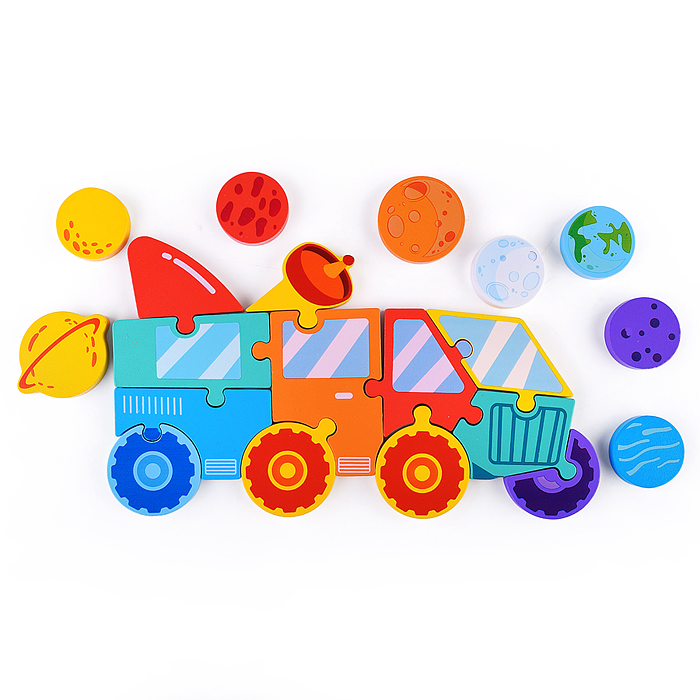 Пазл-вкладыш D2251 "Космо-мобиль"