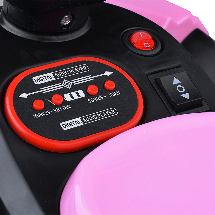 Квадроцикл U014104Y "Супер квадро" на аккумуляторе, в коробке (розовый)