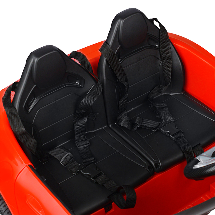 Электромобиль U023437Y "Кабриолет" на аккумуляторе, с р/у управлением, в коробке (красный)