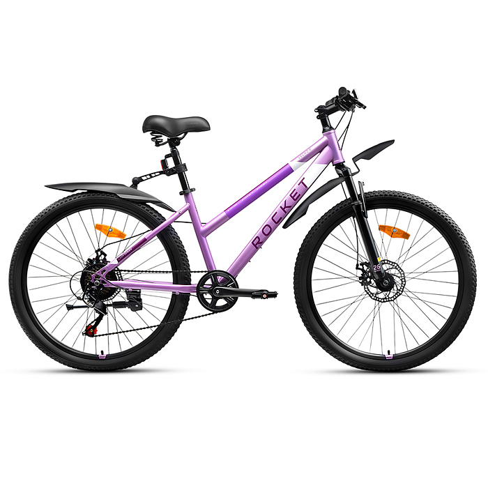 Велосипед 26" Rocket Vela 2.0, цвет фиолетовый, размер 15"