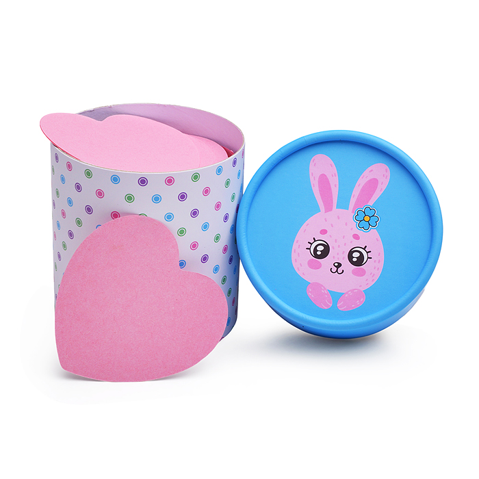 Блок бумажный для записей "100% Cute. Rabbit" 70x70 мм, 700 листов, офсет 75 г/м², пастельн