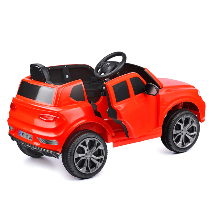 Электромобиль U023402Y "Авто для прогулки" на аккумуляторе, с р/у управлением, в коробке (красный)