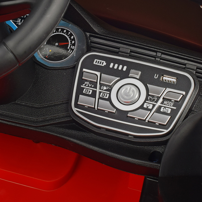 Электромобиль U023402Y "Авто для прогулки" на аккумуляторе, с р/у управлением, в коробке (красный)