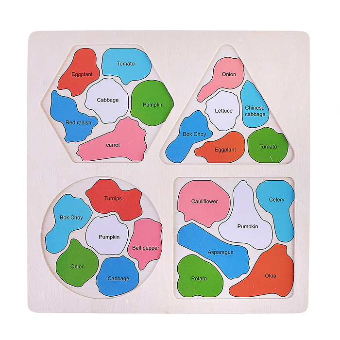 Пазл-вкладыш D2248 "Овощи"