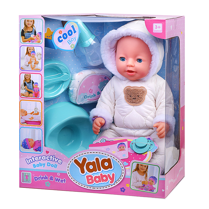 Пупс с аксессуарами BL241N "Лианочка" в коробке