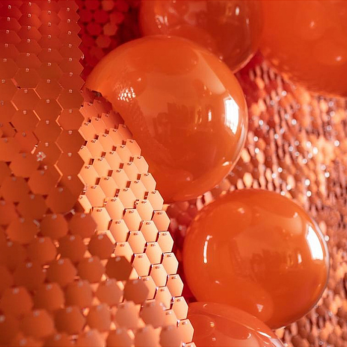 Шар (50''/127 см) Сфера, Deco Bubble (синяя упаковка) Прозрачный, Кристалл, 1 шт. в уп.
