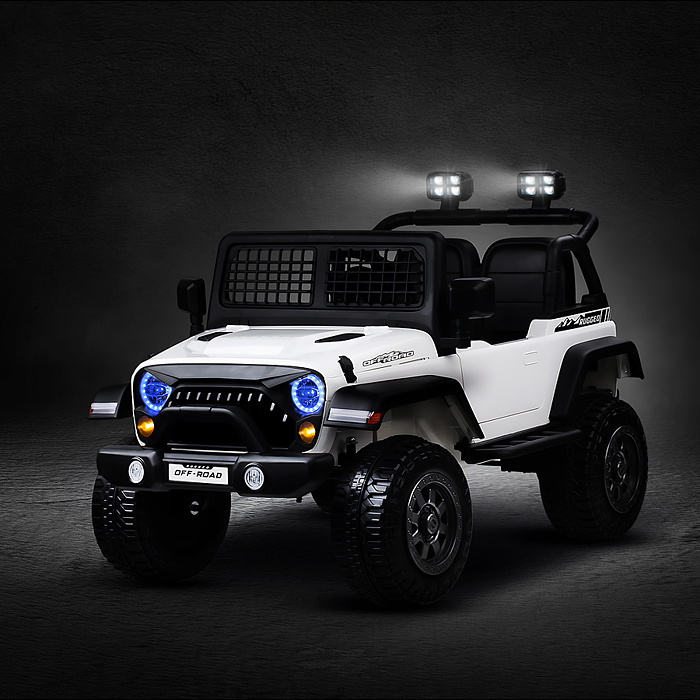 Электромобиль детский NEL-618 "Городской внедорожник" (цвет белый)