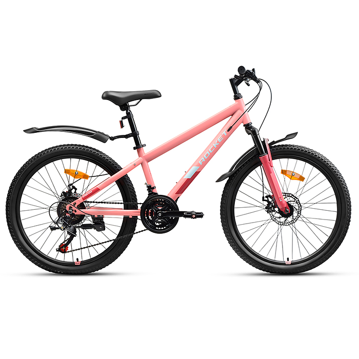 Велосипед 24" Rocket Aries 2.0 , цвет розовый, размер 13"