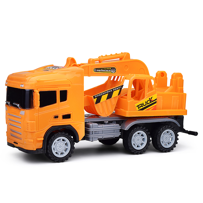 Фото к товару Машина 686-3 "МегаКовш" в пакете Машина 686-3 "МегаКовш" в пакете