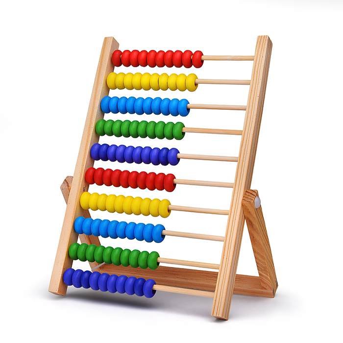 Счеты D2254 "Цветные бусины" (10 рядов) Счеты D2254 "Цветные бусины" (10 рядов)