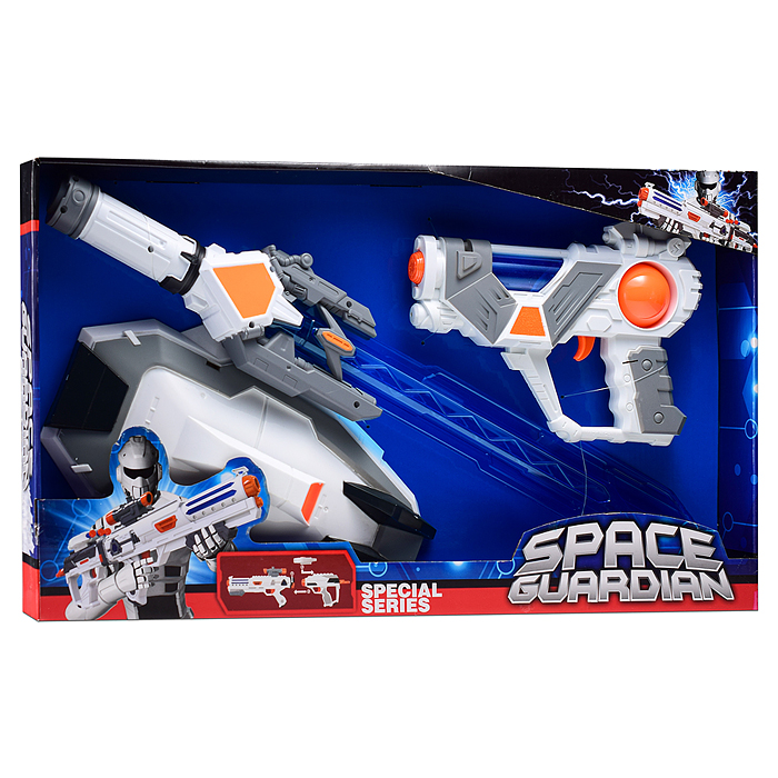 Набор оружия 4216 "Звездный шпион" (свет, звук) на батарейках, в коробке