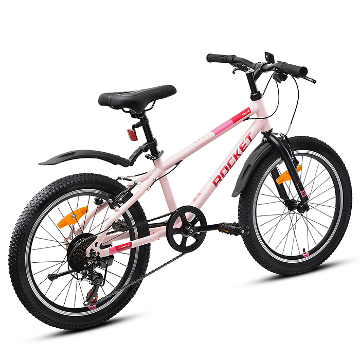 Велосипед 20" Rocket Crux 1.0 , цвет розовый, размер 11"